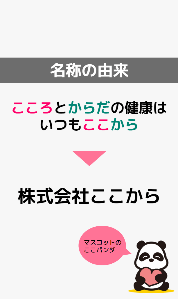 こころとからだの健康はいつもここから