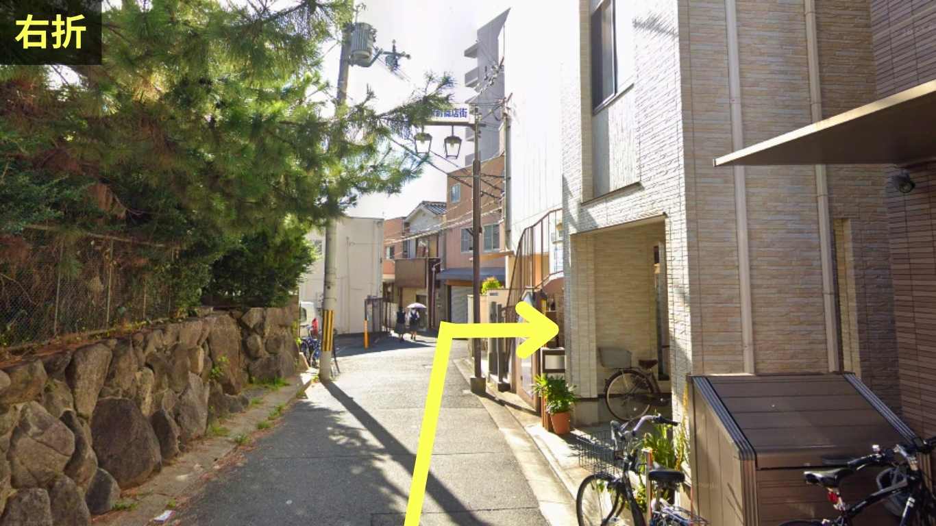 菱屋西の路地